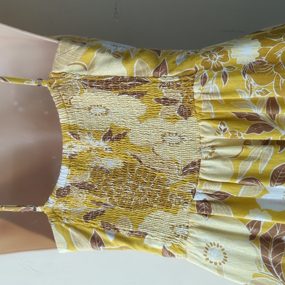 Abercrombie + Fitch Linen Blend Button Front Maxi Dress ST - Picture 8 of 15